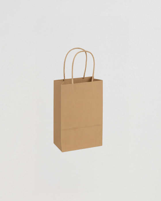 Victoria Bay Shopper Bag 5.25X3.25X8.375 IN Paper 60# Kraft Gusset 250/Case