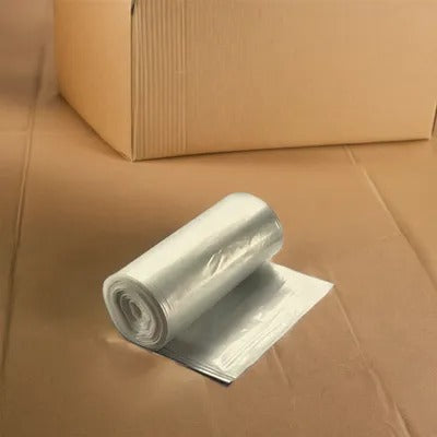 24X31 Clr Low Density 1 Mil Can Liner 250/Cs, Rolled- (For use in place of your 24x27 white drawstring kitchen style liners)