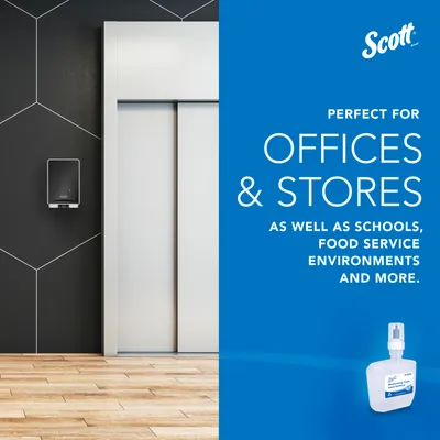 Scott Foam Hand Sanitizer, Clear,  2/1.2 L/cs, Fresh scent